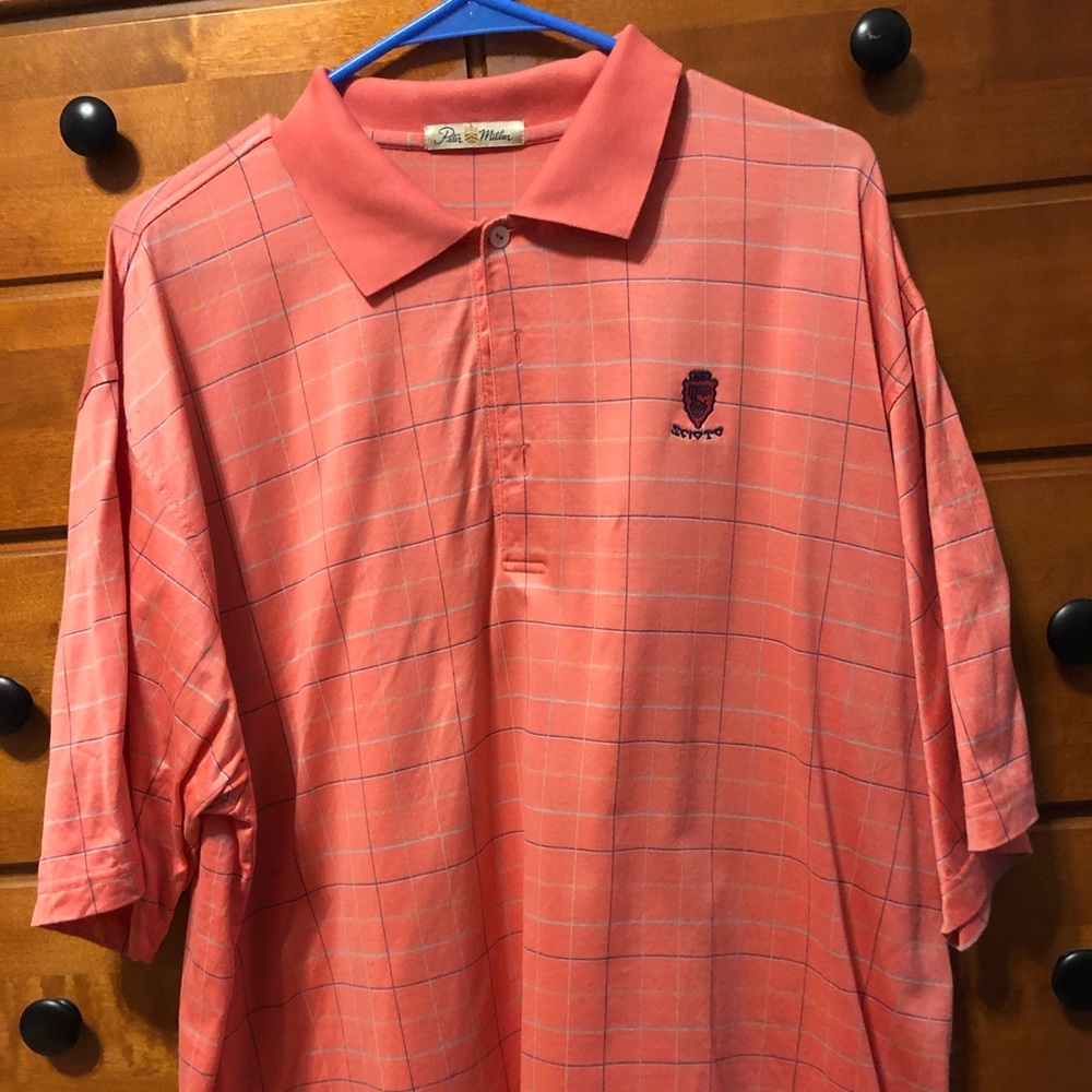 Peter Millar XL golf shirt, Scioto CC, EUC